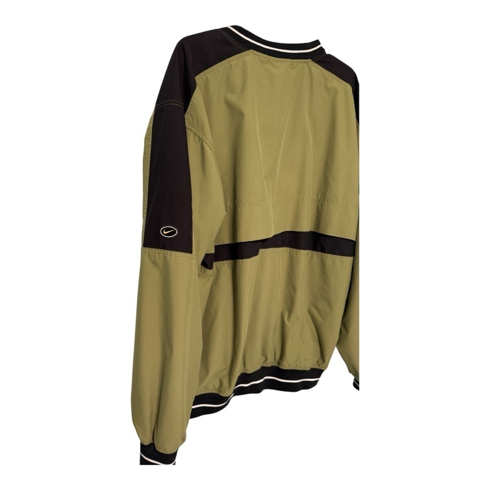 Men’s Green Nike Golf V Neck Pullover Windbreaker Size Medium - Picture 3 of 11